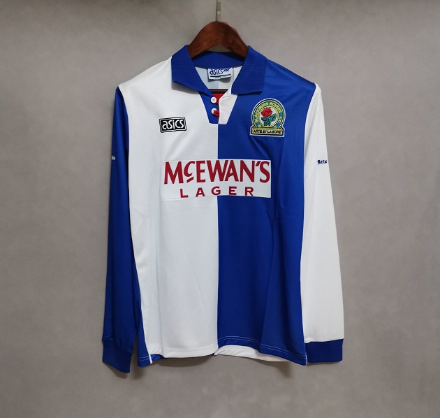 AAA Quality Blackburn 94/95 Home Long Soccer Jersey